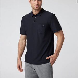 VUORI ACE POLO Men's DARK GRAY Polo Shirt, Medium
